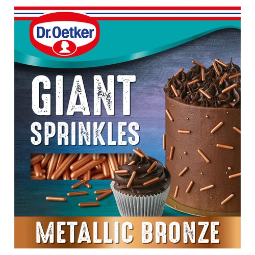 Dr. Oetker Metallic Bronze Giant Sprinkles 35G