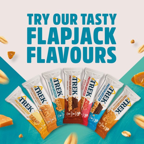 Trek Salted Caramel Protein Flapjacks 3x50g