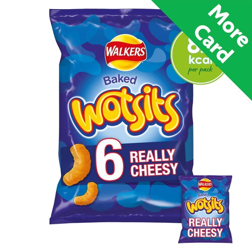 Walkers Wotsits Really Cheesy Multipack Snacks Crisps