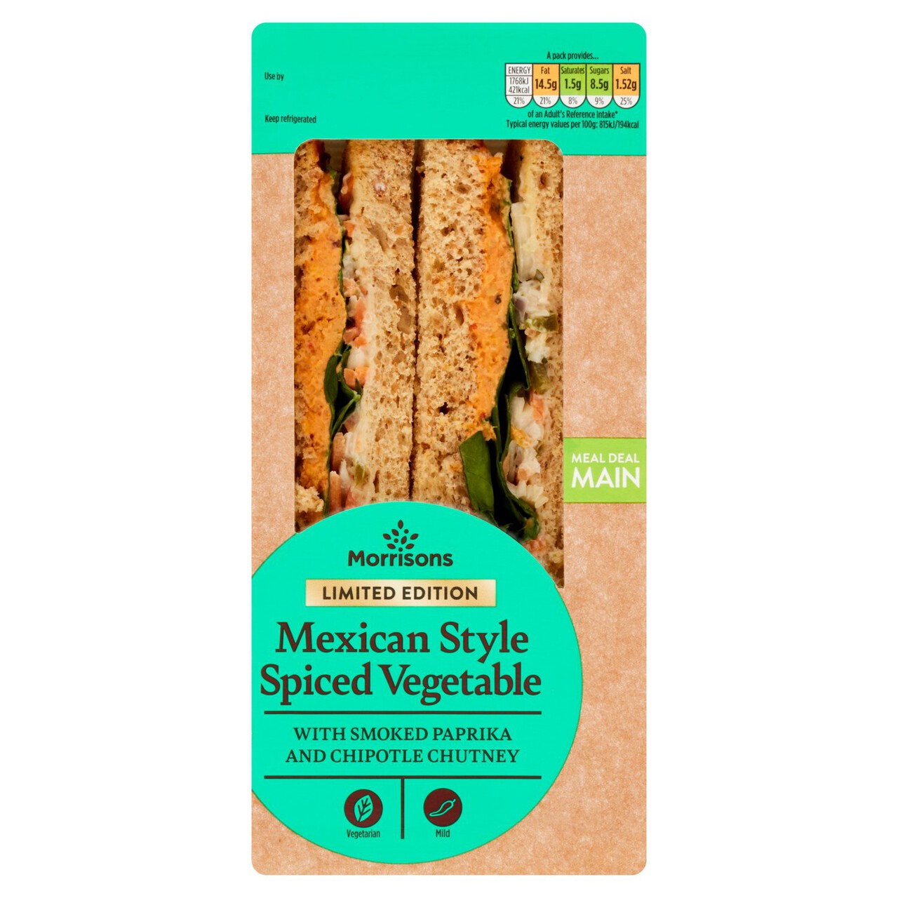 Morrisons Limited Edition Mexican Vegetable Sandwich Morrisons Online
