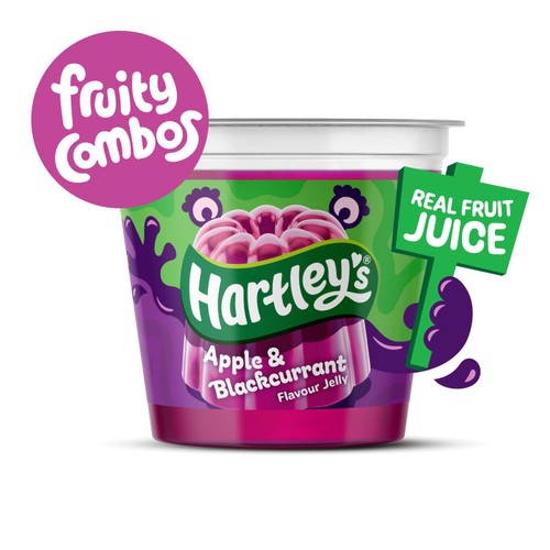 Hartley's Fruity Combos Apple & Blackcurrant Jelly 125g