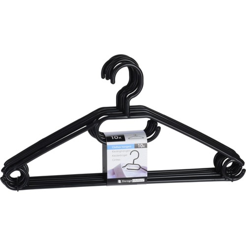 Koopman Black Clothes Hangers 10 pack
