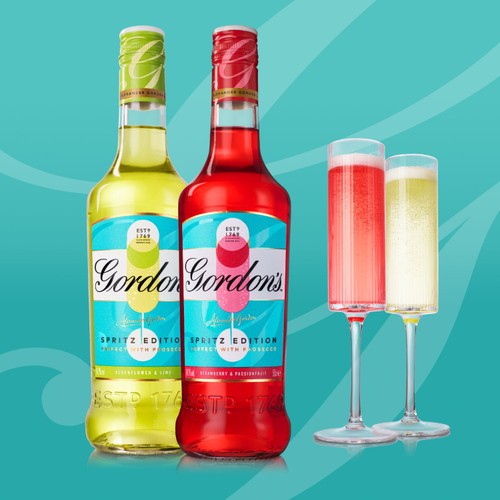 Gordon's Spritz Edition Strawberry & Passion Fruit 14.7% Vol 50cl