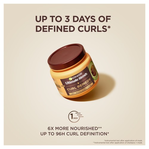 Garnier Ultimate Blends Avocado Hair Curl Remedy Mask    340ml
