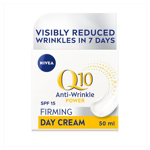 NIVEA Q10 Anti-Wrinkle Day Cream All Skin Types SPF15 