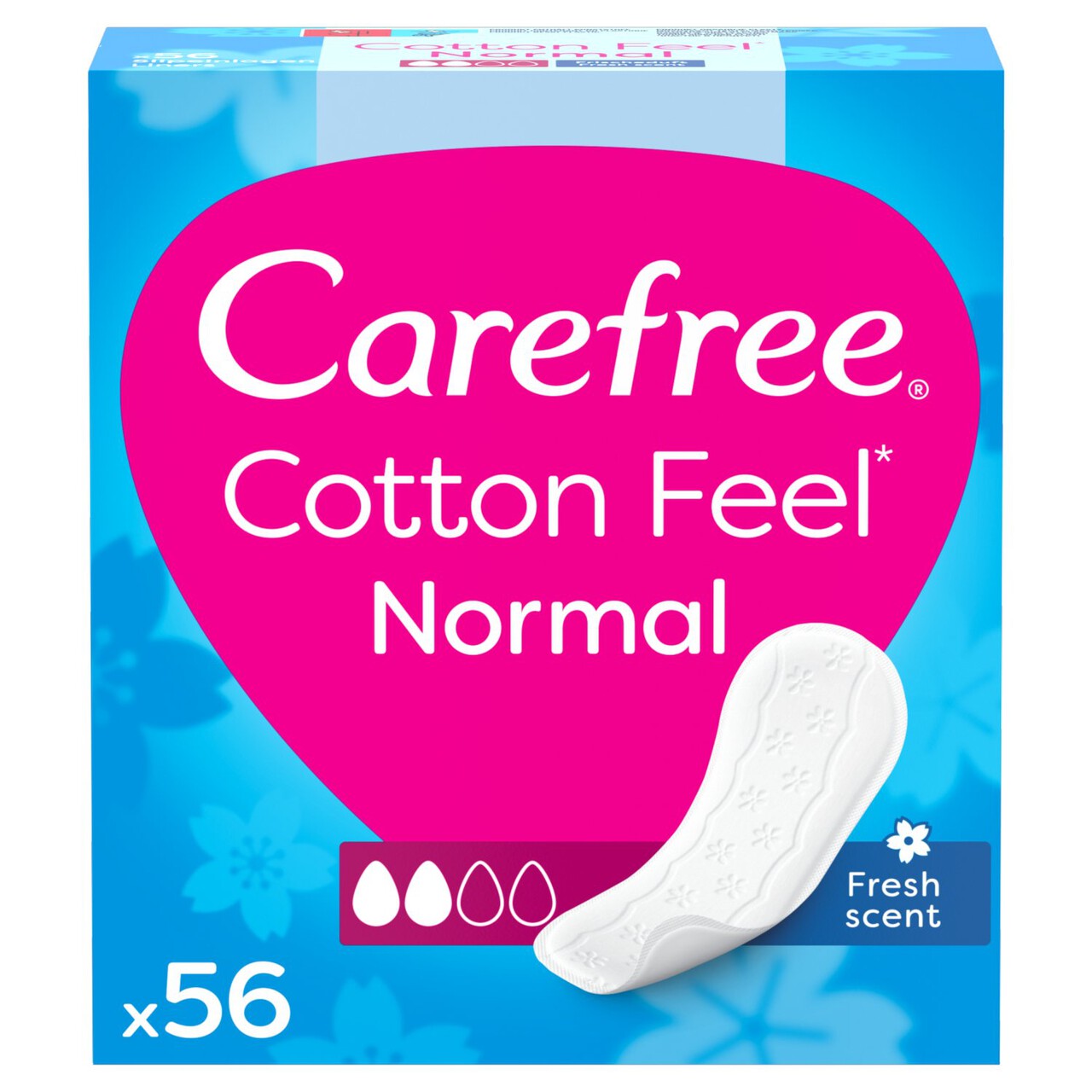 Carefree Cotton Fresh Scent Pantyliners