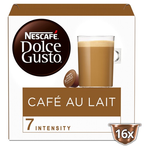 Nescafe Dolce Gusto Cafe Au Lait Coffee Pods x 16