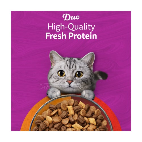 Whiskas 1+ Cat Complete Dry Duo Meaty Combos 1.9kg
