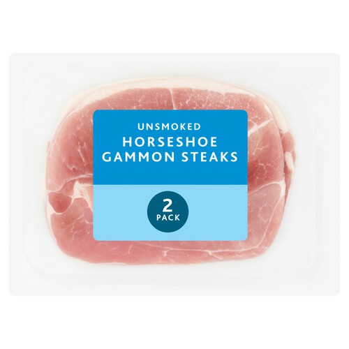 Morrisons Unsmoked Horseshoe Gammon Steaks