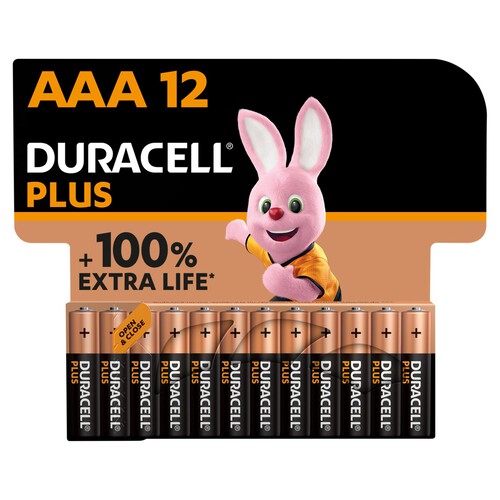 Duracell Plus AAA Alkaline Batteries LR03