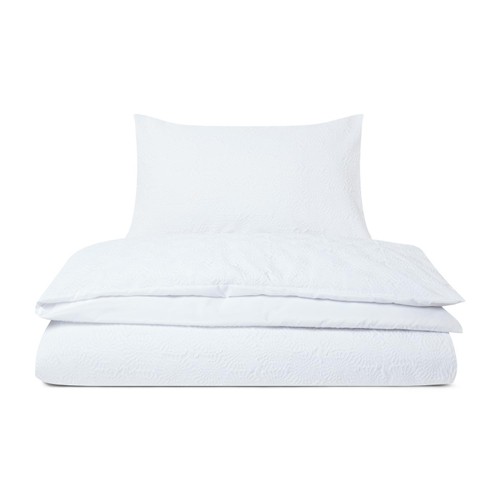 Nutmeg Home Soft Touch Embossed Floral Duvet Set Double