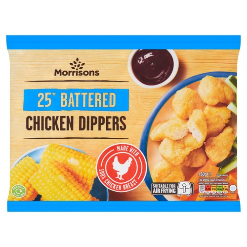Morrisons battered chicken dippers