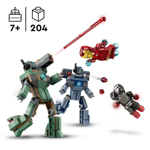 Lego Marvel Iron Man & War Machine Vs. Hammer Drones 76320