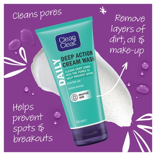 Clean & Clear Deep Action Cream Wash