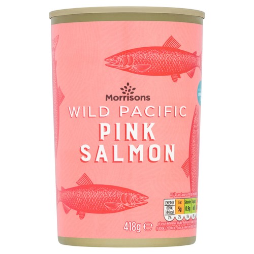 Morrisons wild pacific pink salmon