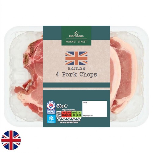 Morrisons Pork Chops 650g