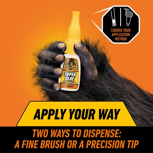 Gorilla Super Glue Brush & Nozzle