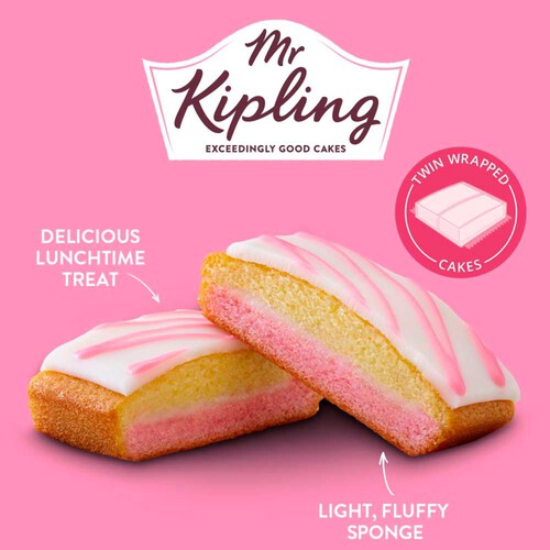 Mr Kipling Angel Slices Cakes Multipack Snack 3x2pk