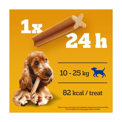 Pedigree Dentastix Daily Adult Medium Dog Treats 5 x Dental Sticks