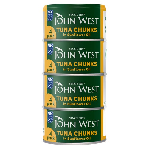 John West Tuna Chunks In Sunflower Oil 