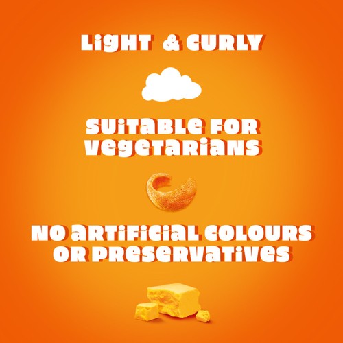 Walkers Quavers Red Leicester Cheese Multipack Crisps Snacks 6x16g