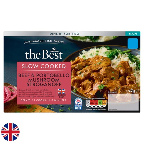 Morrisons The Best British Slow Cooked Beef Stroganoff 430g