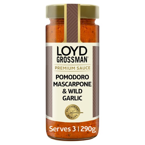 Loyd Grossman Pomodoro Mascarpone Garlic Italian Pasta Sauce