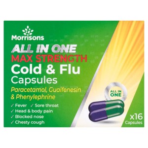 Morrisons Max Strength Cold & Flu Day & Night Capsules