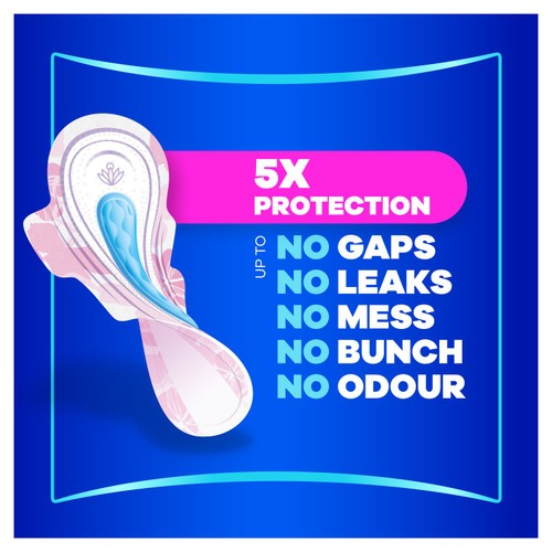 Always Platinum Size 1 Sanitary Pads With Wings Normal