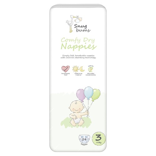 Snugbums Nappies Size 3 