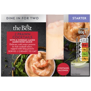 Morrisons The Best 2 Prawn Cocktails With Marie Rose Sauce 180g