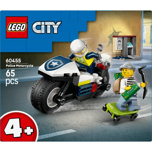 LEGO City Police Motorcycle Chase Toy Set 60455 Morrisons Online