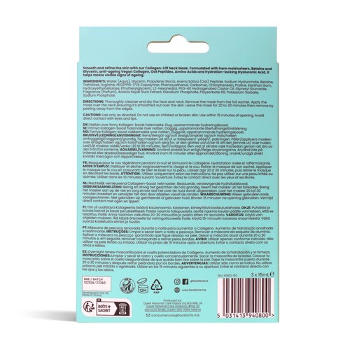 Face Facts Overnight Renew Collagen-Boost Neck Masks
