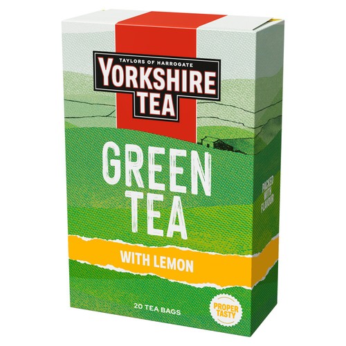 Yorkshire Tea Green Tea With Lemon 20 Tea Bags