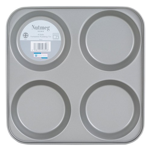 Nutmeg home 4 hole yorkshire pudding tray