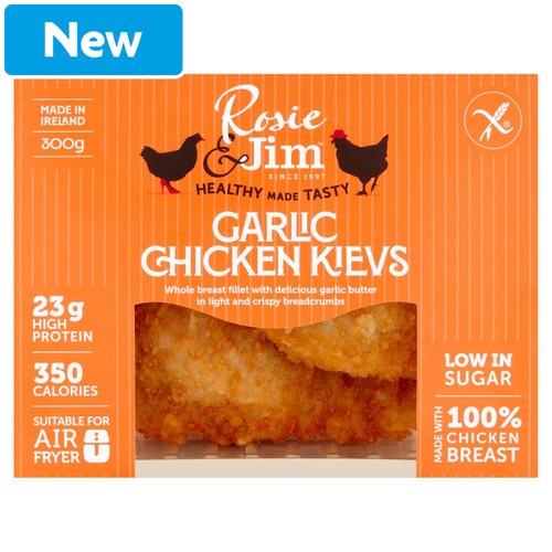 Rosie & Jim Gluten Free Garlic Chicken Kiev 