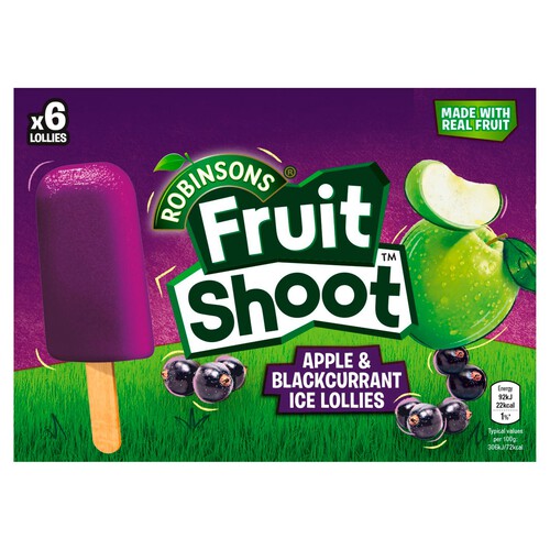 Fruit Shoots Mini's Apple & Blackcurrant Lolly