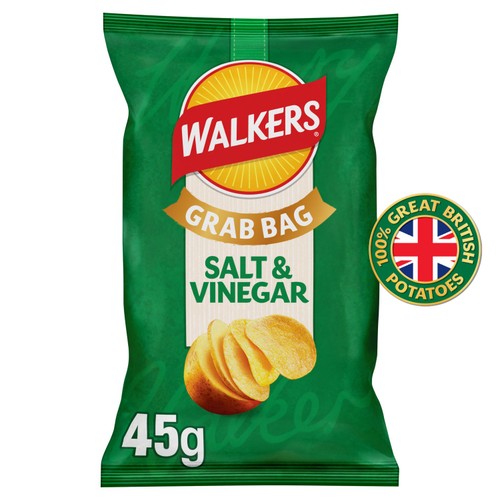 Walkers Crisps Salt & Vinegar 45g