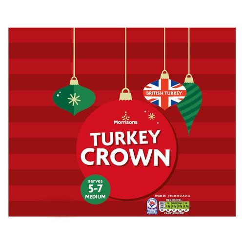 Morrisons Frozen Medium Turkey Crown 2-2.39 Kg