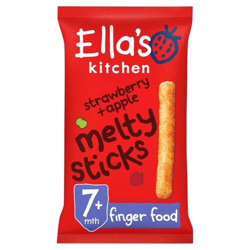 Ella's Kitchen Organic Strawberry & Apple Melty Sticks 