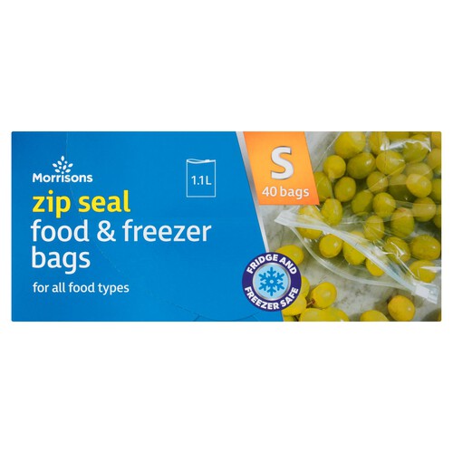 Morrisons Small Zip Food/Freezer Bags