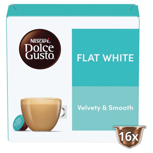 Nescafe Dolce Gusto Flat White Pods 16