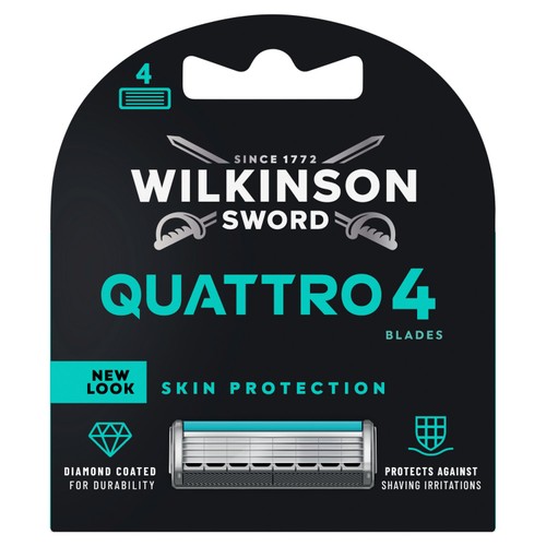 Wilkinson Sword Quattro Titanium Sensitive Men's Razor Blades