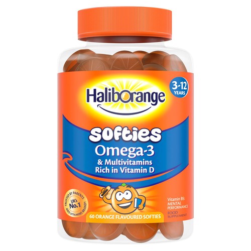 Haliborange Omega 3 Softies 60's Orange