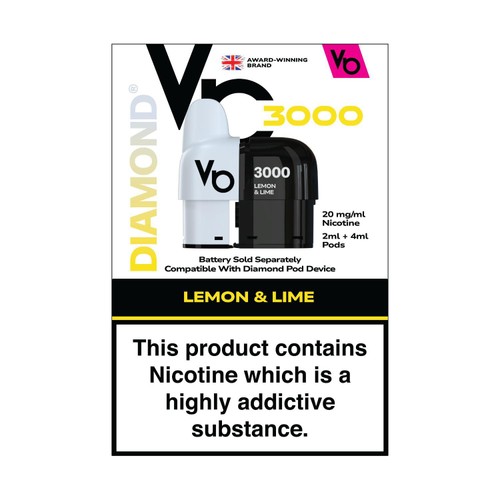 Vapes Bars Diamond 3K Pod Pack Lemon & Lime