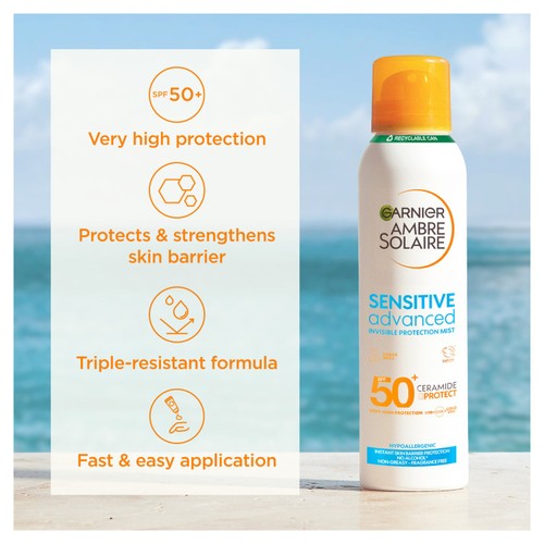 Ambre Solaire SPF 50 Sensitive Advanced Mist 