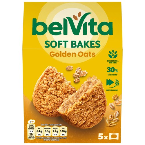 Belvita Soft Bakes Golden Oats Cereal Snack Bars Multipack