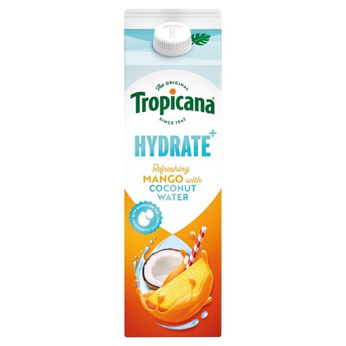 Tropicana Hydrate Coconut & Mango Juice 850ml