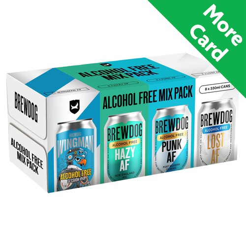 BrewDog Mixed Alcohol Free Beer Cans 