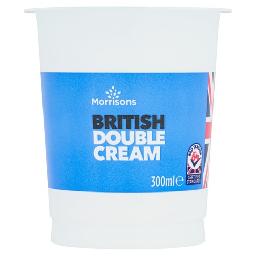 Morrisons british double cream